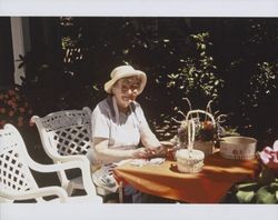 Petaluma Museum docent luncheon at the Riddle home, 416 G Street, Petaluma, California, June 18, 2002