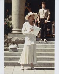 Petaluma Museum Fourth of July bell ringing ceremony, 401 B Street, Petaluma, California, July 4, 2002