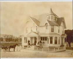 E.W.M. Evans Home at 210 West Street, Petaluma, California about 1897