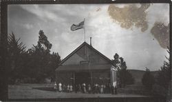 Walker District School, Two Rock, California, about 1885