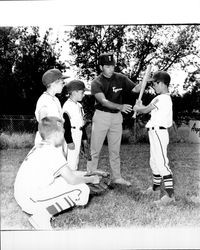 Some players on the Tigers Little League team, Santa Rosa, California, 1969