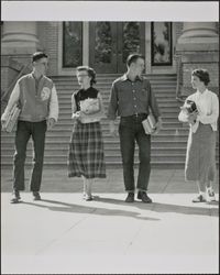 Petaluma High School students, class of 1957, 201 Fair Street, Petaluma, California