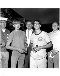 Old Adobe Fiesta Kayak race winner Kest Porter, Petaluma, California, August 1967