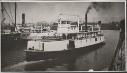 Steamer "Petaluma" of the Petaluma and Santa Rosa Railway Company, Petaluma, California, about 1939