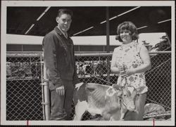 Donald Sillaci at the Sonoma-Marin Fair, Petaluma, California, about 1964