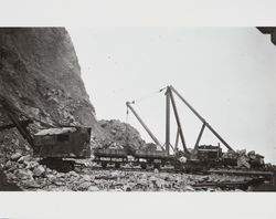 Construction of the jetty at the mouth of the Russian River at Jenner, California, September 13, 1931