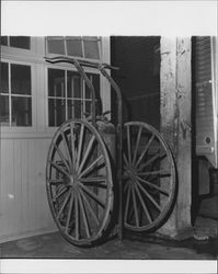 Piece of fire fighting equipment, Petaluma, California, about 1902