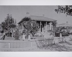 Home of Dr. William C. Finlaw in Santa Rosa, California, about 1895