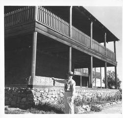 Park Ranger at the Petaluma Adobe, Petaluma, California, 1963