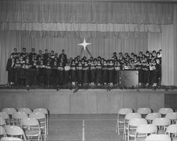 St. Vincent High School choir, Petaluma, California, 1960