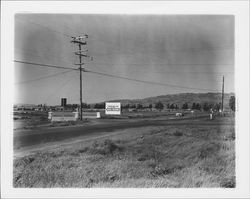 Intersection of East Washington Street and McDowell Road, Petaluma, California, 1949