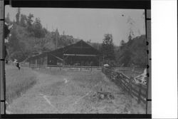 Building at sawmill of Frank B. Glynn, Coleman Valley