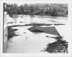 Russian River flood, Guerneville, California, 1975