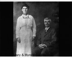 Emma and Seymour Brush in Mendocino County, California, about 1905