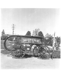 Assorted antique fire engines