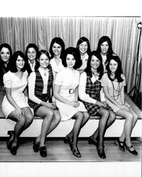 Miss Sonoma County candidates, Santa Rosa, California, 1971