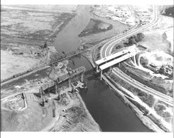 Freeway bridge construction