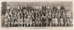 Group photograph of the Petaluma Poultry Producers of Central California workers, 323 East Washington Street, Petaluma, California, October 23, 1942