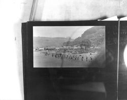 Town of Navarro at the mouth of the Navarro River in Mendocino County, California as seen by Jack and Charmian London on their way from Glen Ellen to Oregon, 1911