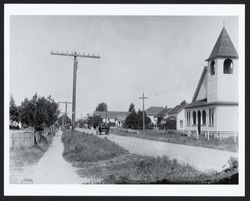 View of River Road and the Methodist Episcopal Church