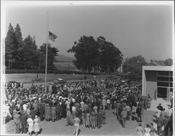 Dedication of Petaluma Veterans Memorial Building, Petaluma, California, 1960