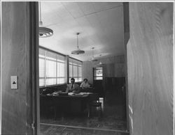 Office at City Hall, Petaluma, California, 1955