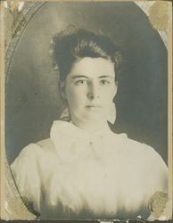 Clara Van Marter, Petaluma, California, about 1900