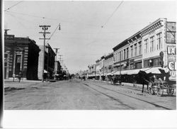 Fourth Street looking west, Santa Rosa, California