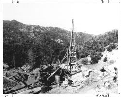 First drill at the Geysers, California, 1956