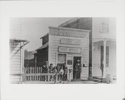 Wells Fargo & Co.'s Express Office and Guerneville Postoffice, 1882