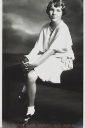 Portrait of Audrey Marie Walford, 1929