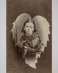 Portrait of an unidentified young girl taken in the 1880s