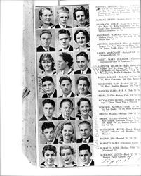 Petaluma High School class of 1934, Petaluma, California, 1934