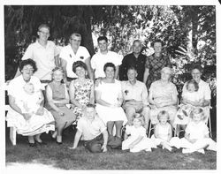 Family group, Petaluma, California, about 1959