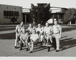 Custodians of Petaluma High School, Petaluma, California, about 1965