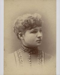 Portrait of Nellie Jane Doyle, San Francisco, California, in the 1890s