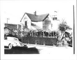 Home on Keller Street, Petaluma, California, about 1942