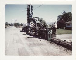 Installing water main on College Avenue and Marlow Road