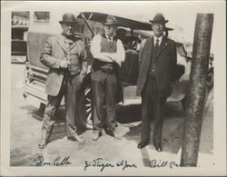 Don Cella with Joseph Steiger and Bill Palmer, Petaluma, California, 1924