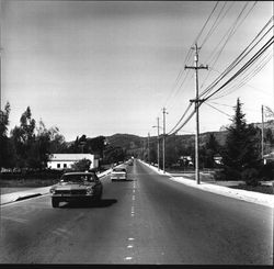 Middle Rincon Road just north of Sonoma Highway, Santa Rosa, California, 1972