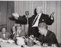 Judge Wallace L. Ware speaks at a dinner in Sonoma County, California, September 25, 1957