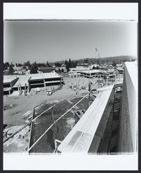Seventh Street parking garage at Santa Rosa Plaza under construction, Santa Rosa , California, 1981