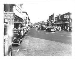 Floats in the 1947 Labor Day Parade, Petaluma, California, September 1, 1947