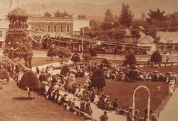 Floral Carnival of 1895 at Healdsburg Plaza