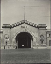 Pier 5 waterfront terminal, Pier 5, The Embarcadero, San Francisco, California, 1920s