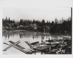 Aftermath of December 1937 flood of Russian River
