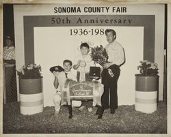 Sonoma County Fair Grand Champion lamb, Santa Rosa, California, 1986