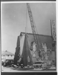 Dismantling the Church of One Tree, Santa Rosa, California, 1957