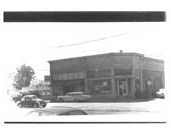 Studdert Meats and Cavanagh Lumber, Petaluma, California, 1958