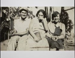 Anita Finley Dei and children, Bodega, California